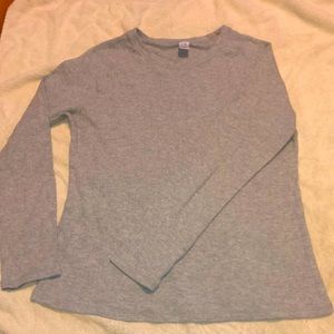 Long sleeve grey shirt